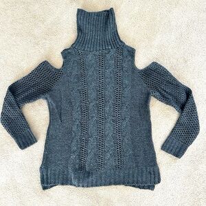 American Eagle cold shoulder turtleneck sweater